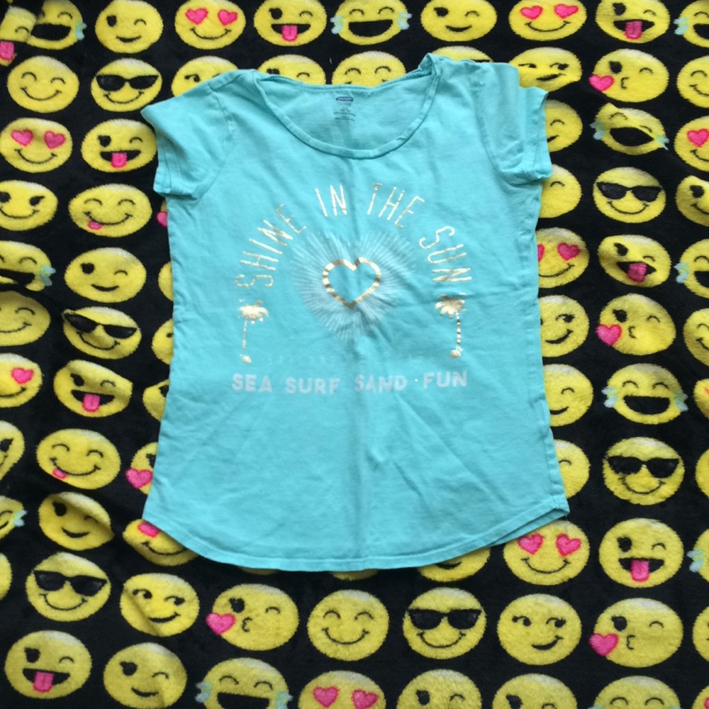 Girls teal shirt